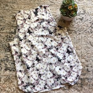 NWOT Floral Tank